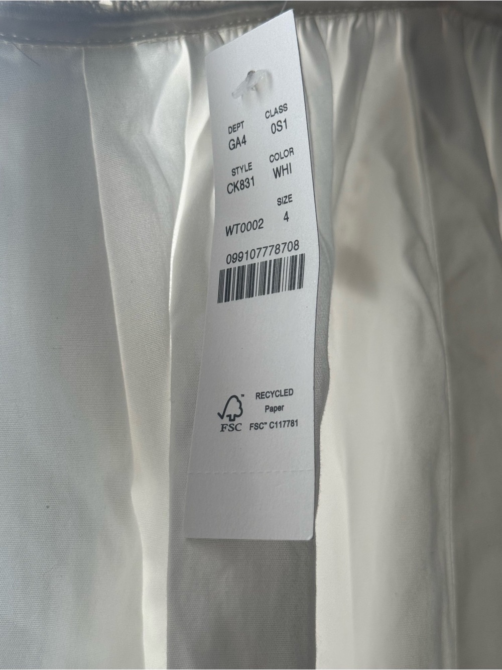 NWT J.Crew White Sleeveless A-Line Midi Dress with Decorative Trim - never worn - Picture 3 of 5